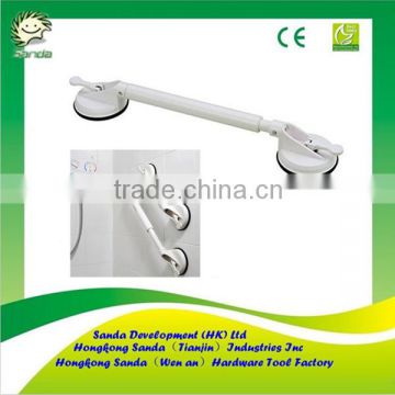 telescopic bath handle with two suction cup