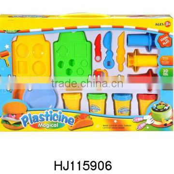 kid's 3D color clay with plastic mold HJ115906