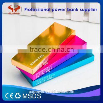 unique design nice portable charger power bank 2016 5000mAh 2A output