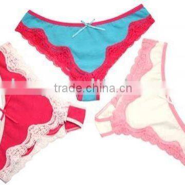 ladies sexy and fashion lace thongs