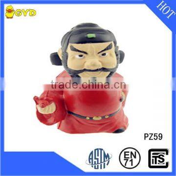 High quality PU foam Chinese custom action figure