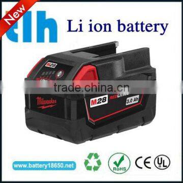 Manufacture battery for milwaukee drill 18v M18 red li-ion 4.0ah XC Milwaukee 48-11-1840