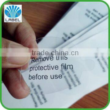 Custom Print Cheap Transparent Clear PVC Plastic Label Sticker photo-2