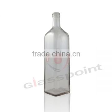 Glass oil and vinegar glass bottle