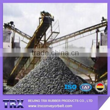 Hot vulcanization providing adhesion of 200-250 PIW Sidewall rubber conveyor belt