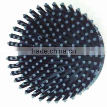 Black anodizing led Round cold forging aluminum profile