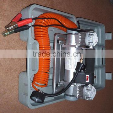 2 cylinder of emergency car air compressor dc 12v