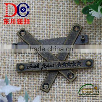 Decorative Small Metal Logo Plate for Fashion Metal Plate for Garment Tags Jeans photo-5