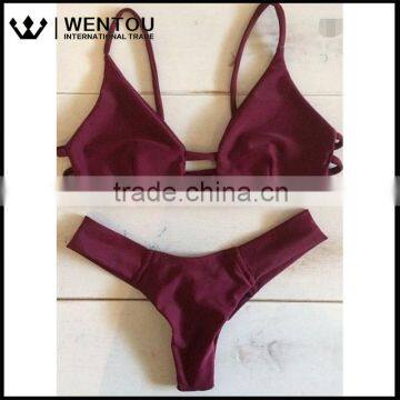 Wentou Hot Selling Sexy Women Brazilian Swimsuit Bikini photo-2