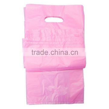 wholesale dcb-49 (7 x 3 x 12)" Durable Versatile Plastic Retail Grocery Shopping Merchandise Bags 0.6mil (Pink)