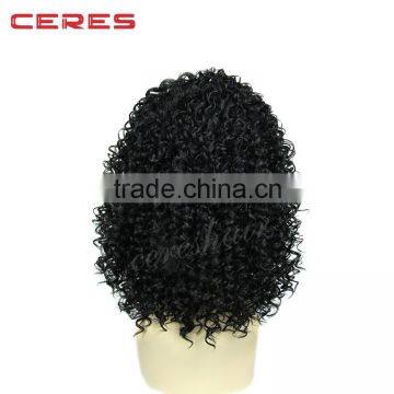 Ceres Factory Wholesale Lace Front Kinky Curly Wig Afro Kinky Human Hair Wig for Black Women photo-4