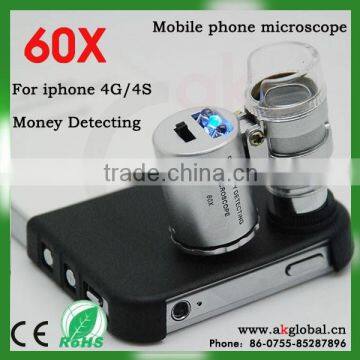 zoom mobile lens LED Mobile Phone 60x Microscope Macro Lens