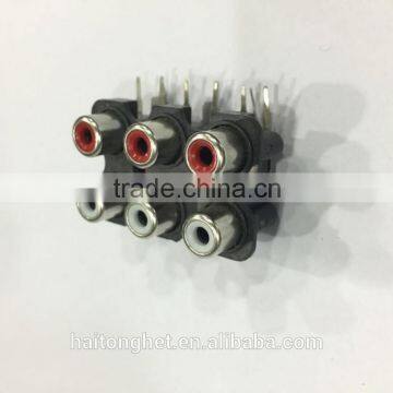 6 Holes Electric Socket AV Socket With Screened photo-2