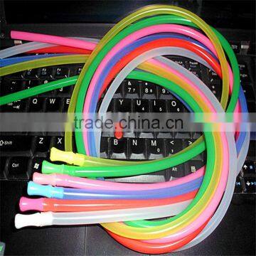 Multi colour silicone hookah pipe,FDA silicone hookah pipe,funny colorful flexible Silicone hookah pipe