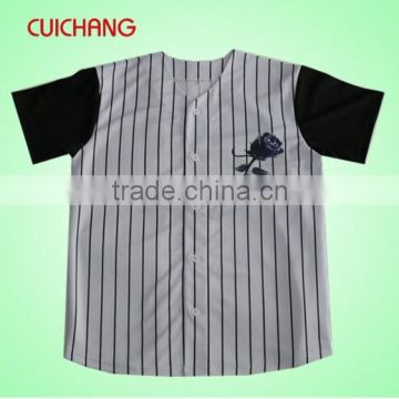 Sublimated baseball jersey&plain baseball jerseys,baseball buttons shirt baseball jersey wholesale