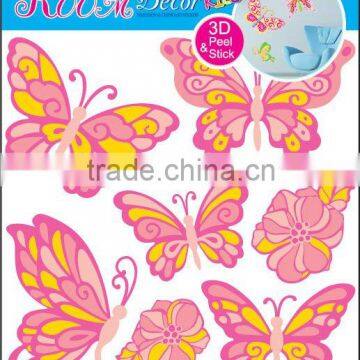 Laster 3D STICKER butterfly pattern