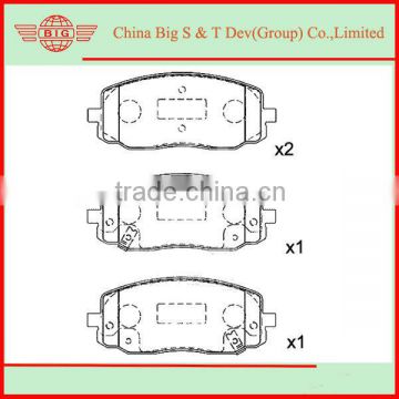 High quality Front Axle brake pad for HYUNDAI i10 brake pad