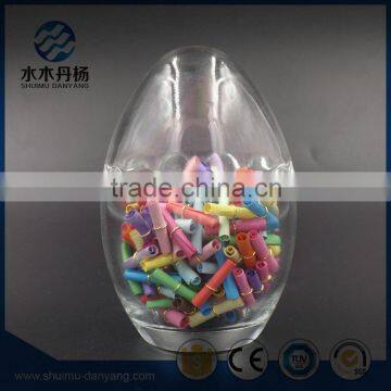 Luxury 200ml egg shell glass decorative bottle