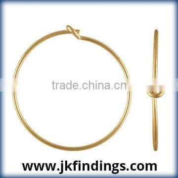 1/20 14K Gold Filled Jewelry Findings .70x20.0mm Wire Beading Hoop