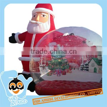 Gaint Christmas house inflatable snow globe decoration ball