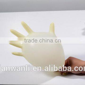 Disposable medical rubber glove properties powered latex glove