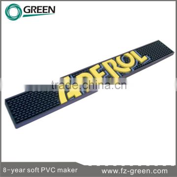 High quality pvc bar mat with embossed logo