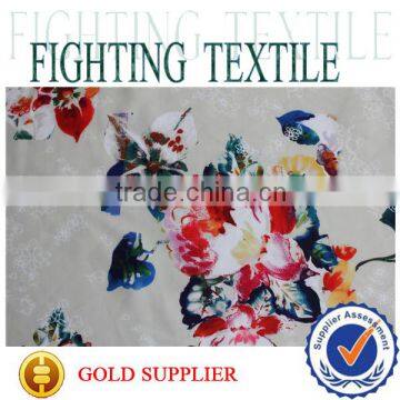 Floral Printed Stretch Chiffon Fabric for Dress and Blouse photo-2