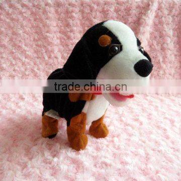 Toys For Kids ! Plush multi-function acoustic touch black dog toys SY00788B