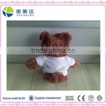 Brown Little Bear With T-shirt Soft Stuffed & Plush Toy photo-3