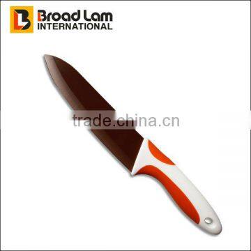 6" coffee color ceramic chef knife