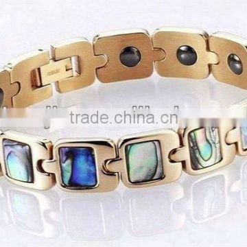 Eye Catcher Bohemian Style Titanium Shell Bracelets For Whoesale#11005