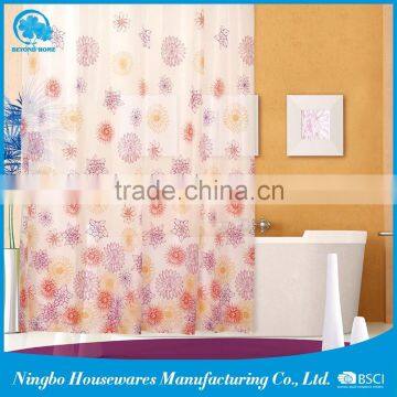 Wholesale Low Price High Quality printed bathroom curtain