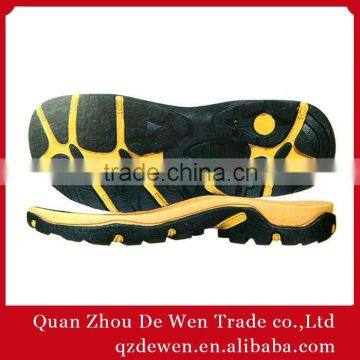 40#-45# Tpr And Rb Slip Resistant Soft Double Color of Flats Soles For Men