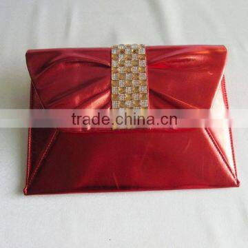 lady unique red envelope clutch bag