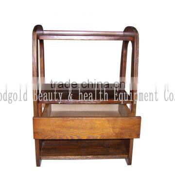 2016 Christmas Hot Sale Wooden Mobile Beauty Trolley photo-3