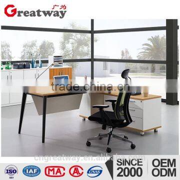 Mdf office furniture desk and specifications wooden tables(YA-A)