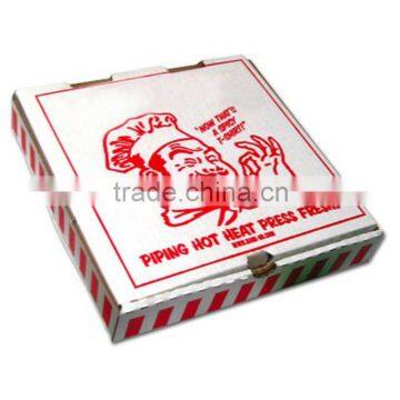 new style white pizza box