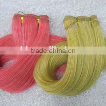 Different Color Synthetic hair extension clip in hair extensions