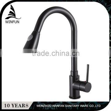 Satisfying servicet black kitchen faucet