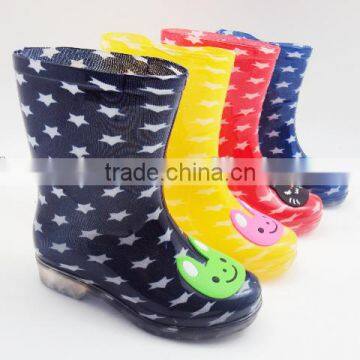 2015 New PVC Jelly Rain Boots for Children