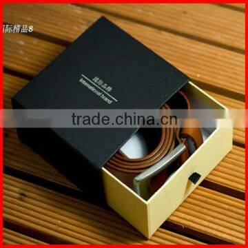 Luxury Fancy Custom Printed Leather Belt Packaging Cardboard Box Wholesale