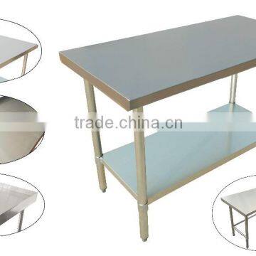 NSF Approval Detechable Prep Stainless Steel Work Table for Commercial Kitchen or Restaurant photo-3