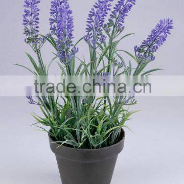 Artificial Flower Plastic Lavender Wreath photo-6