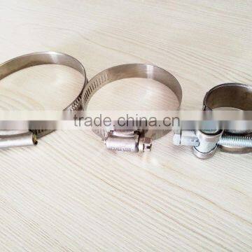 American type stainless steel hose clamps