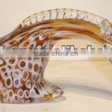 glass giraffe art glass table decoration xo-2010056A and art glass home decoration