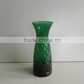 GREEN GLASS VASE SUITABLE FOR HOME DECORATION