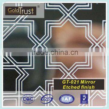 China etched decorative stainless steel sheet