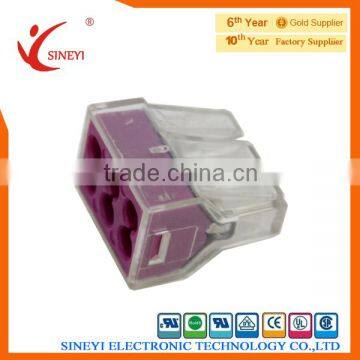 Sineyi 2014 High Quality Home lighting mpos terminal Factory Price 6P High Temperature Push In Wire Connector