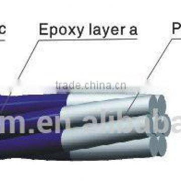 HM.PES13/15 12.7mm/15.24mm Single-layer PE Grease Epoxy PC Strand photo-2