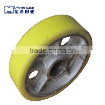 Factory direct sale 4 inches heavy 1 ton load PU caster wheels